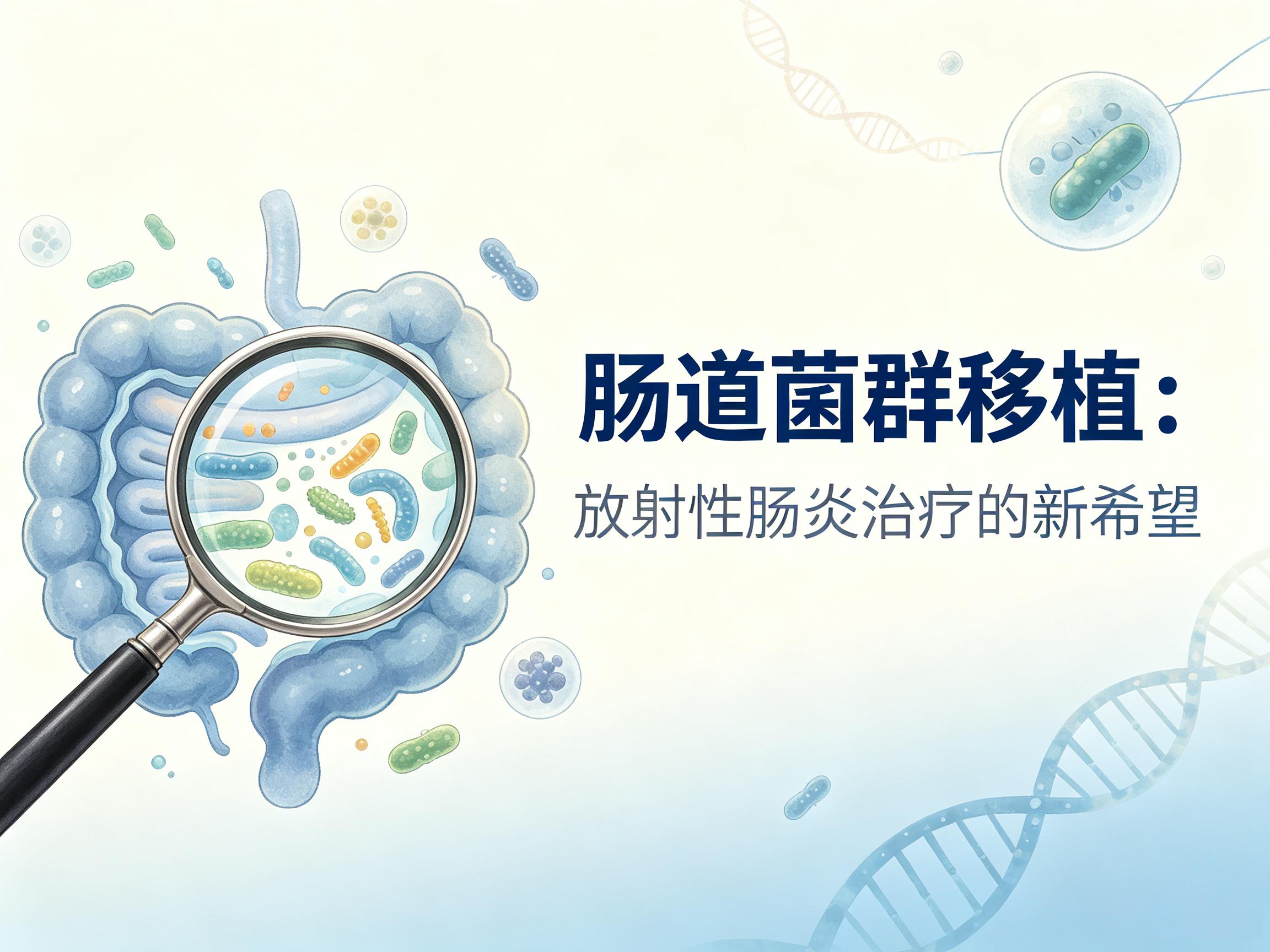 抚州市|第3期 肠道菌群移植：放射性肠炎治疗的新希望
